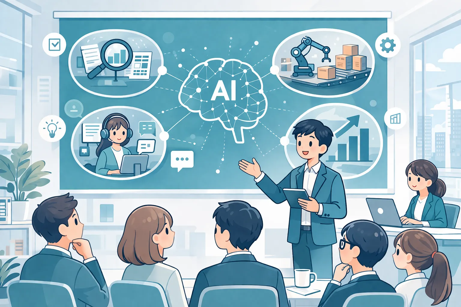 不動産業専門 AIセミナーの様子